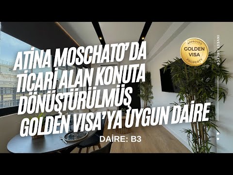 Atina Moschato’da Yunanistan Golden Visa Fırsatı!  3. Katta Satılık Daire