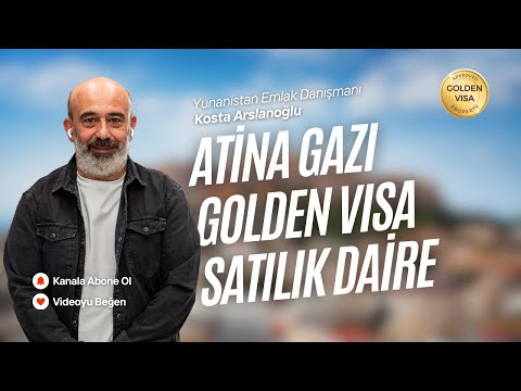 Atina Gazi Yunanistan Golden Visa Satılık Daire 105 m²