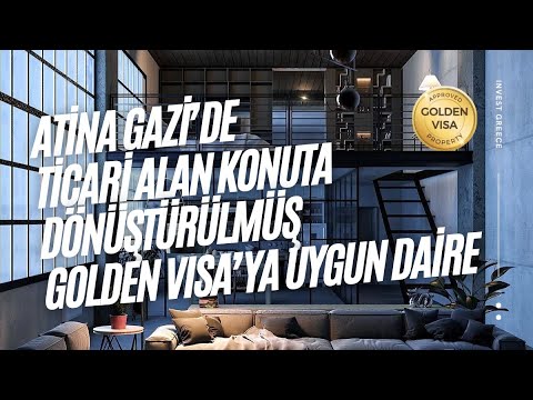 Atina Gazi’de Golden Visa Fırsatı! €250.000’den Başlayan Fiyatla Modern Loft | Yatırım Fırsatı