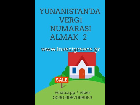 Yunanistan`dan vergi numarasi almak, yabancilar vergi dairesi