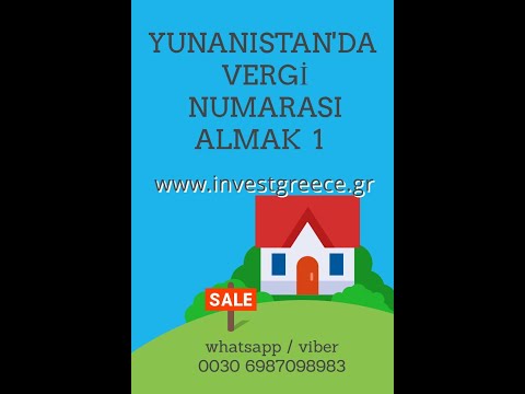 Yunanistan vergi numarası almak