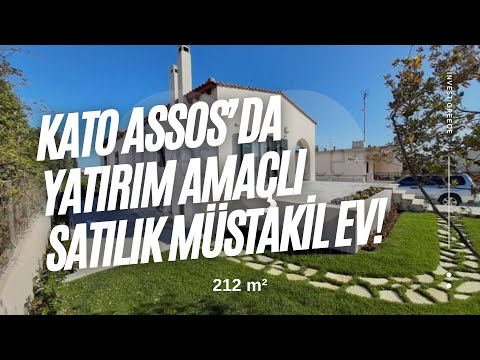 KATO ASSOS'DA YUNANİSTAN GOLDEN VİSA'YA UYGUN SATILIK MÜSTAKİL EV! 212 m²