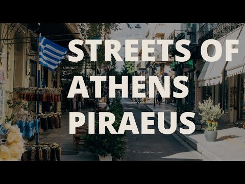 Piraeus - Athens Streets By Car